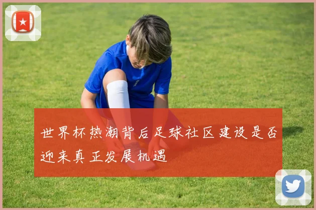 世界杯热潮背后足球社区建设是否迎来真正发展机遇